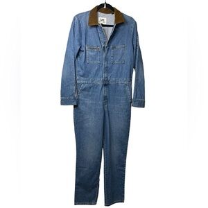 Lee Workwear Union Alls Jumpsuit Women's Size S Coveralls Blue Denim NEW